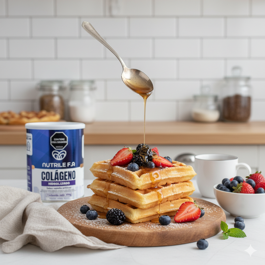 🧇 Waffles de avena con colágeno Nutrile F.A