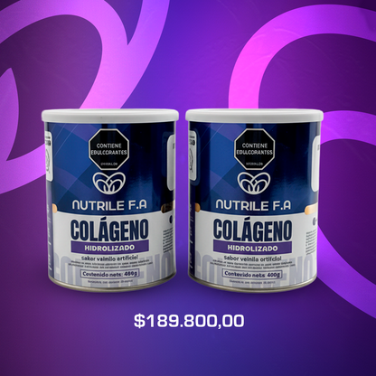 2 Colágenos Hidrolizados - Vainilla